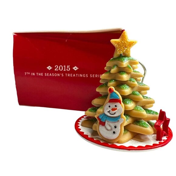 Hallmark Keepsake 7th Seasons Treatings Sugar Cookie Christmas Tree 2015 Holiday - Picture 5 of 5